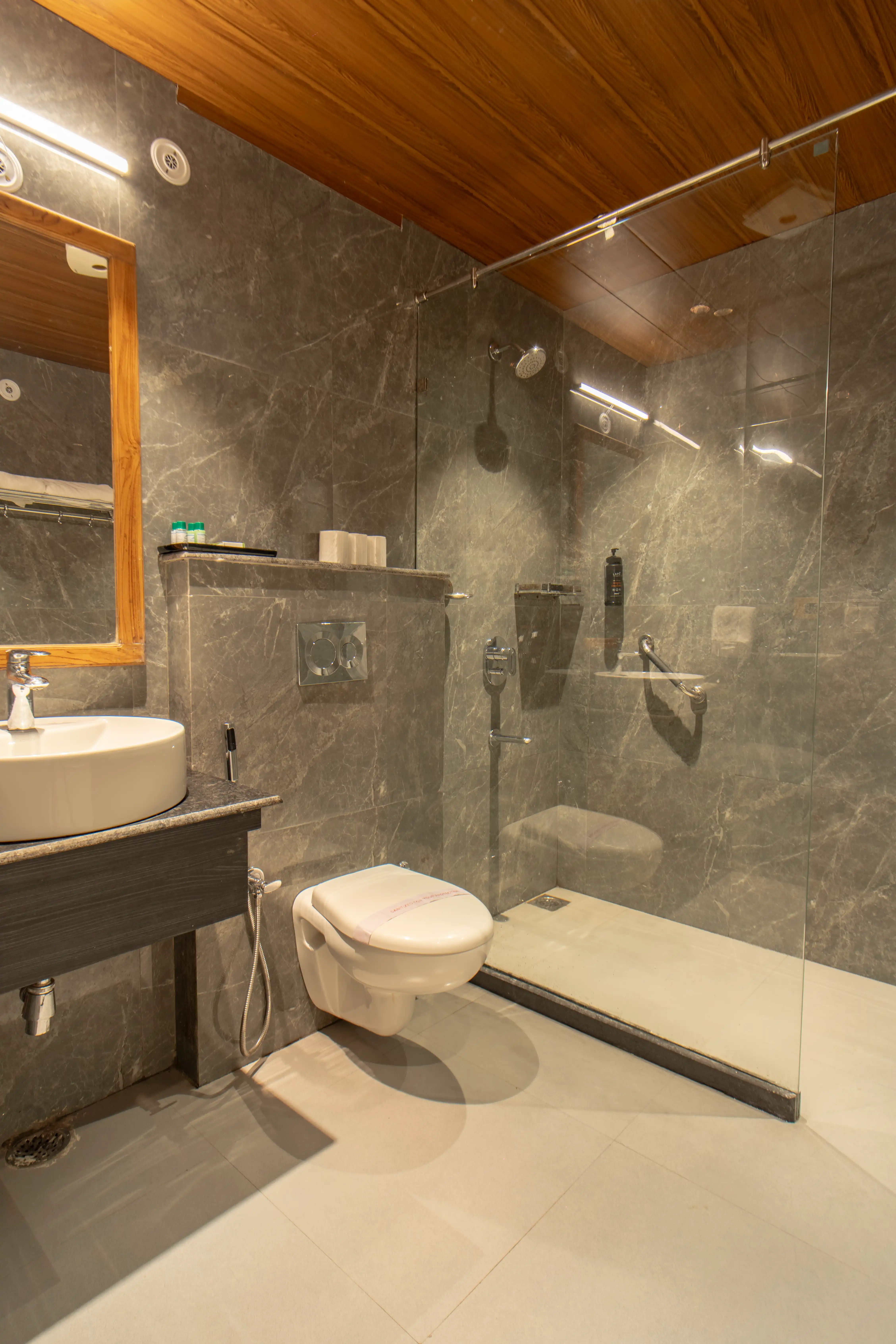 Lake Facing AC Deluxe Room on Ground Floor Neelesh Inn Bhimtal