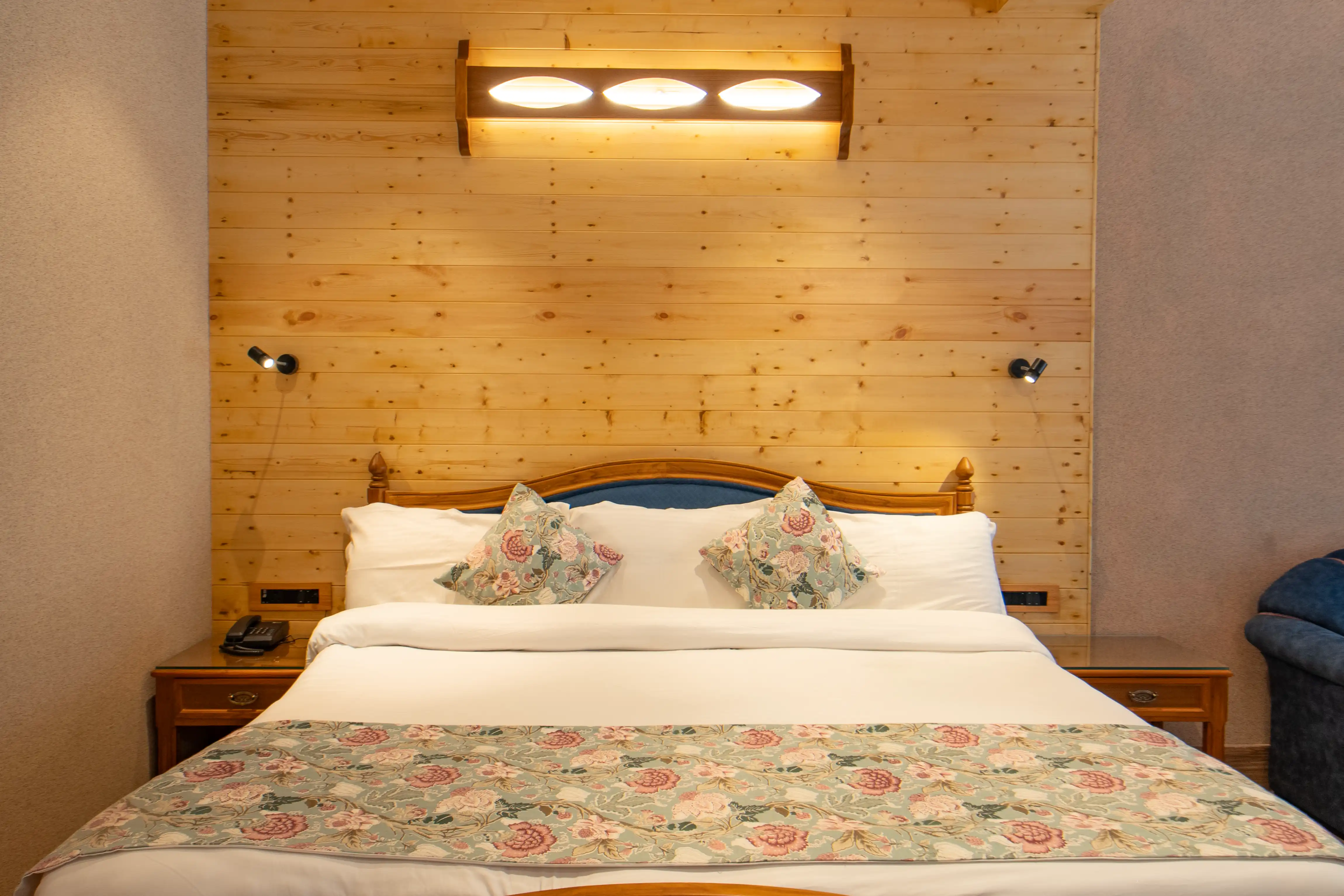 Lake Facing AC Deluxe Room on Ground Floor Neelesh Inn Bhimtal