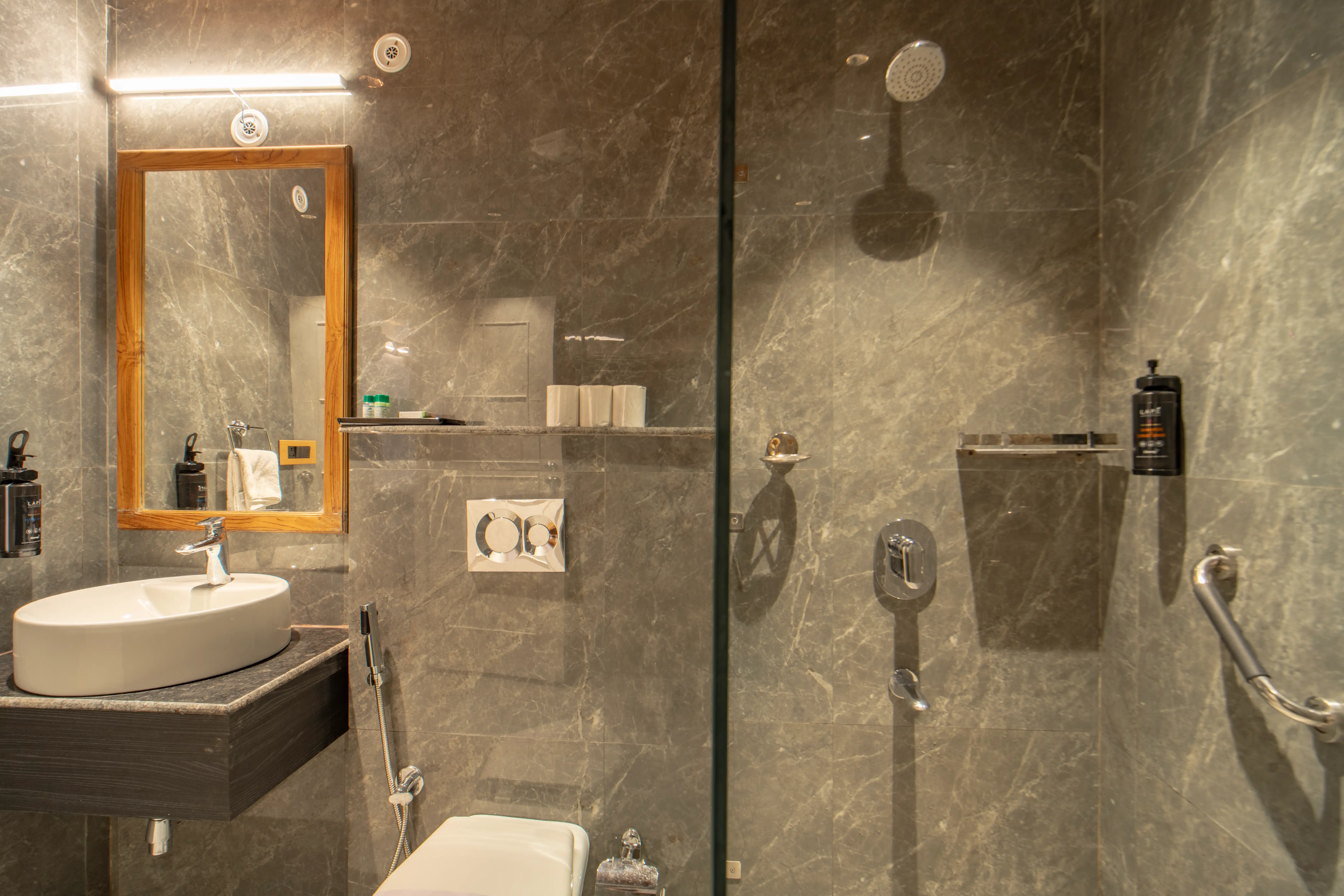 Lake Facing AC Deluxe Room on Ground Floor Neelesh Inn Bhimtal